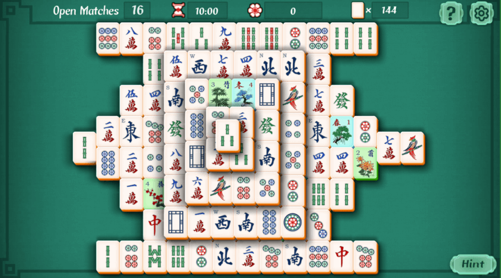 Pasjans Mahjong